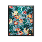 Floral and Marble Texture II Framed Canvas Print Gallery Image 8