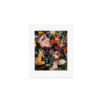 Floral and Pin-Up Girls III - Night Art Print Gallery Image 1