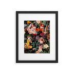 Floral and Pin-Up Girls III - Night Framed Art Print Gallery Image 5