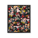 Floral and Pin-Up Girls IV Framed Canvas Print Gallery Image 6