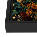 Floral and Snakes jungle Framed Canvas Print Gallery Image 3