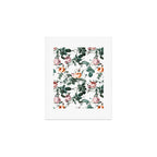 Floral and Winged Darter Art Print Gallery Image 1