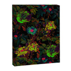 Floral Neon Garden Canvas Print Gallery Image 6