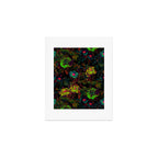 Floral Neon Garden Art Print Gallery Image 1