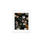 Floral Night Garden Art Print Gallery Image 1