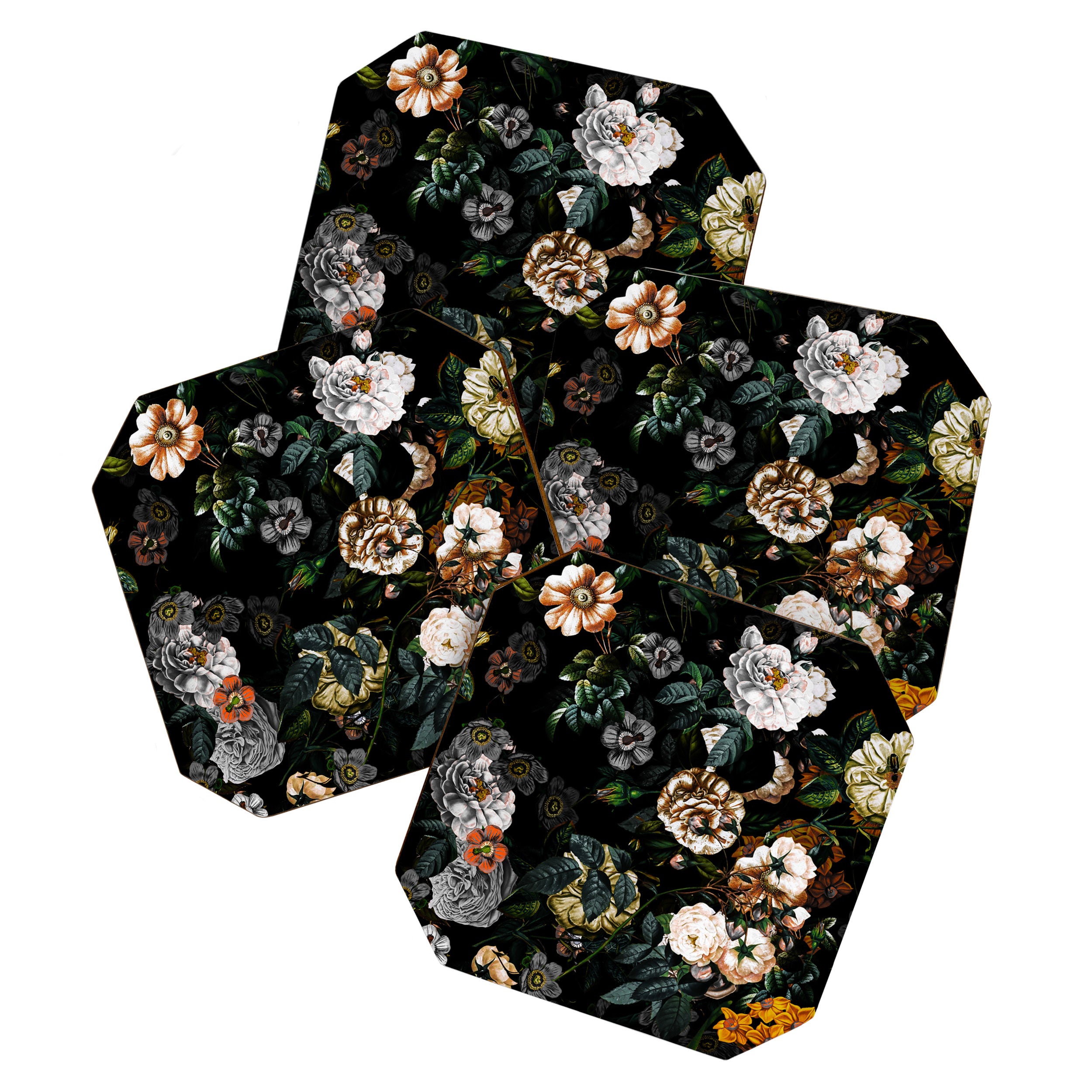 Floral Night Garden Coaster Gallery Image 1