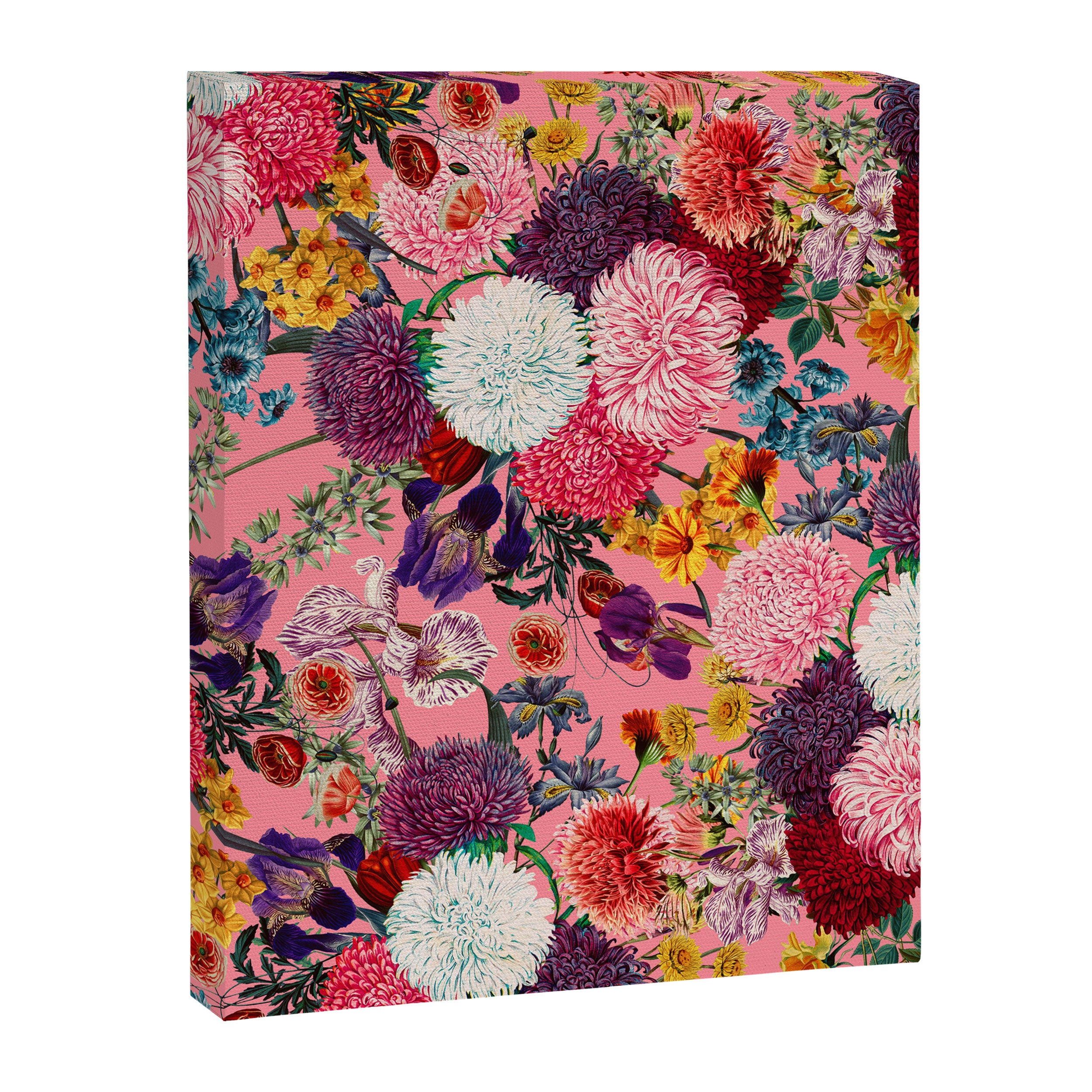Floral Pink Pattern Canvas Print Gallery Image 6