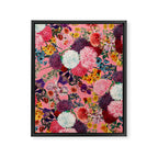 Floral Pink Pattern Framed Canvas Print Gallery Image 6
