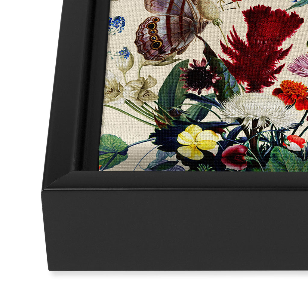 Flower Garden Serenade Framed Canvas Print Gallery Image 3