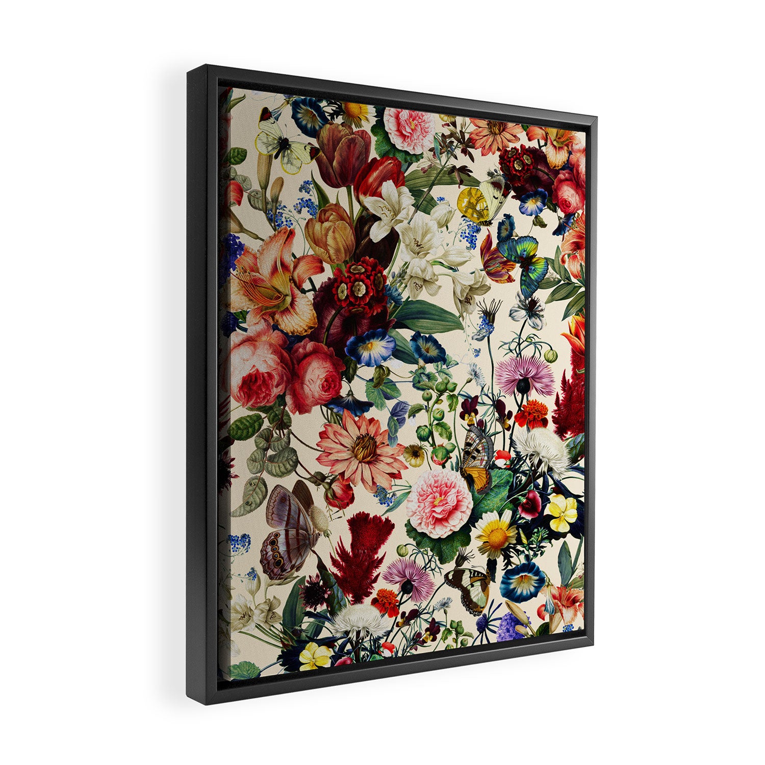 Flower Garden Serenade Framed Canvas Print Gallery Image 2