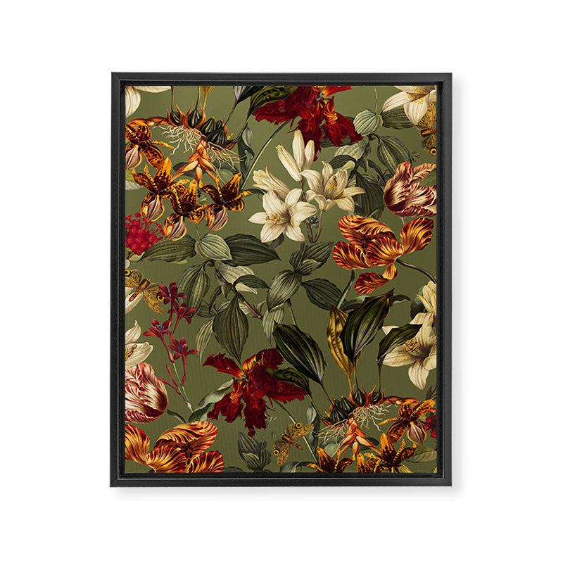 Flower Garden Serenade II Framed Canvas Print Gallery Image 6