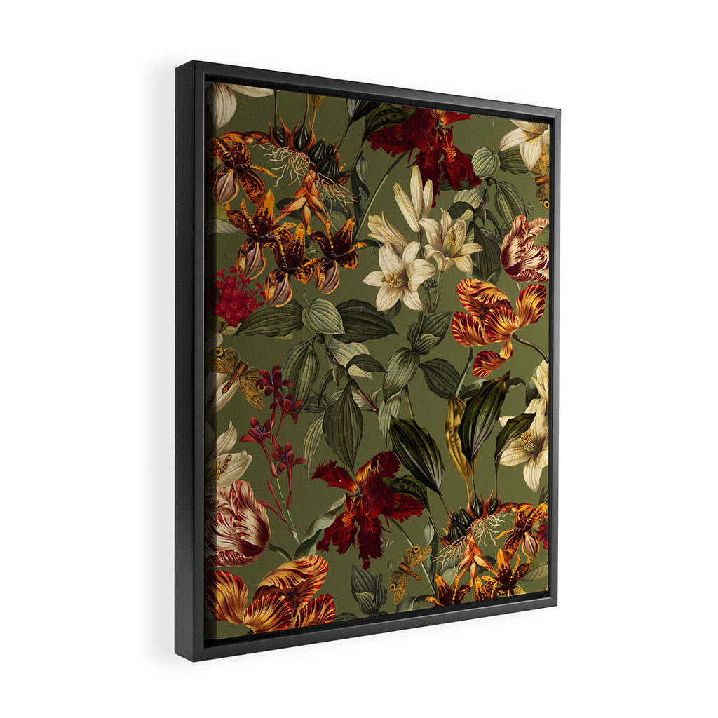 Flower Garden Serenade II Framed Canvas Print Gallery Image 2