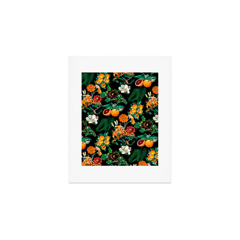 Fruit and Floral Pattern Art Print Gallery Image 1
