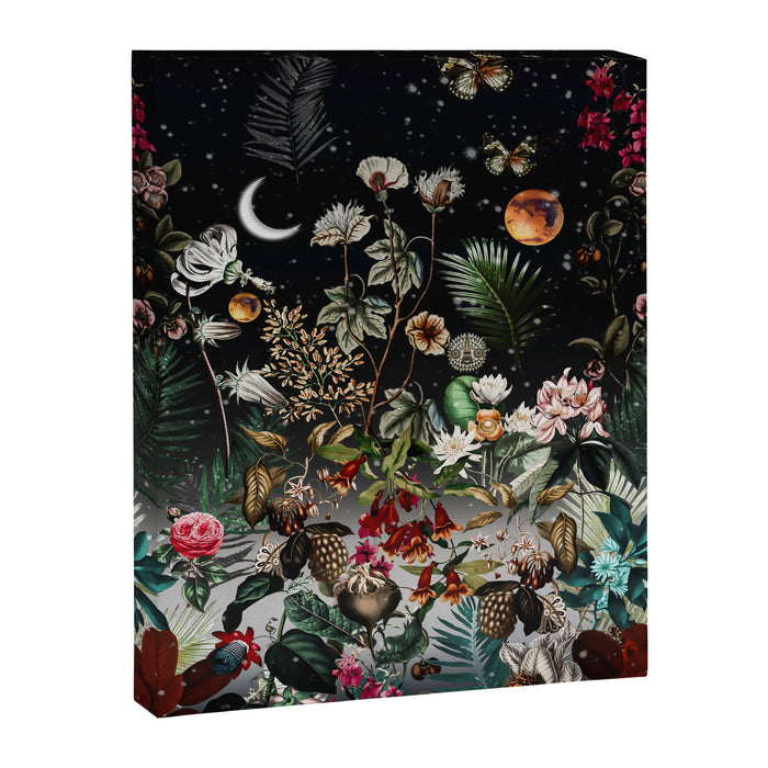 Future Garden Botanical Night Canvas Print Gallery Image 1