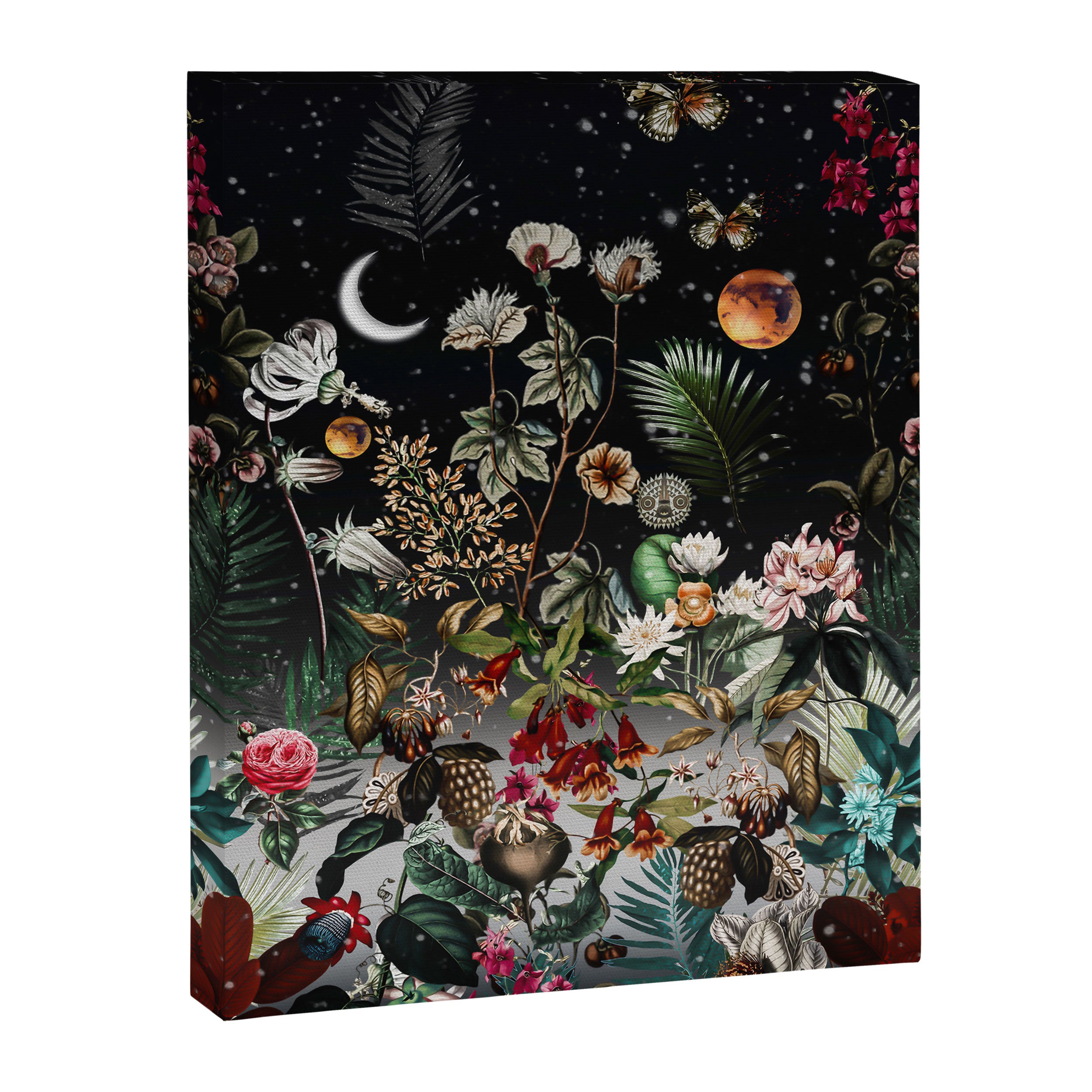 Future Garden Botanical Night Canvas Print Gallery Image 6