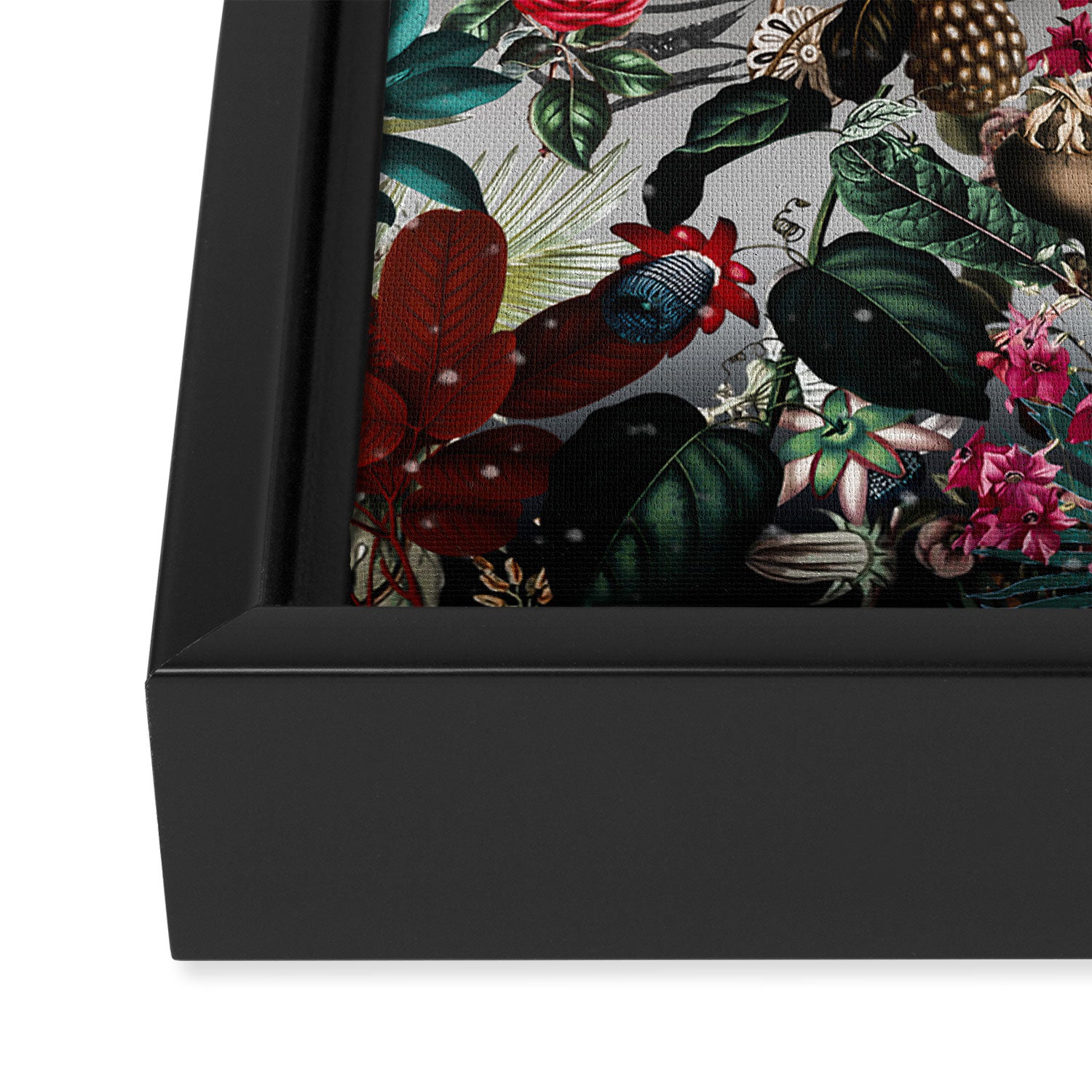 Future Garden Botanical Night Framed Canvas Print Gallery Image 3