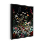 Future Garden Botanical Night Framed Canvas Print Gallery Image 2