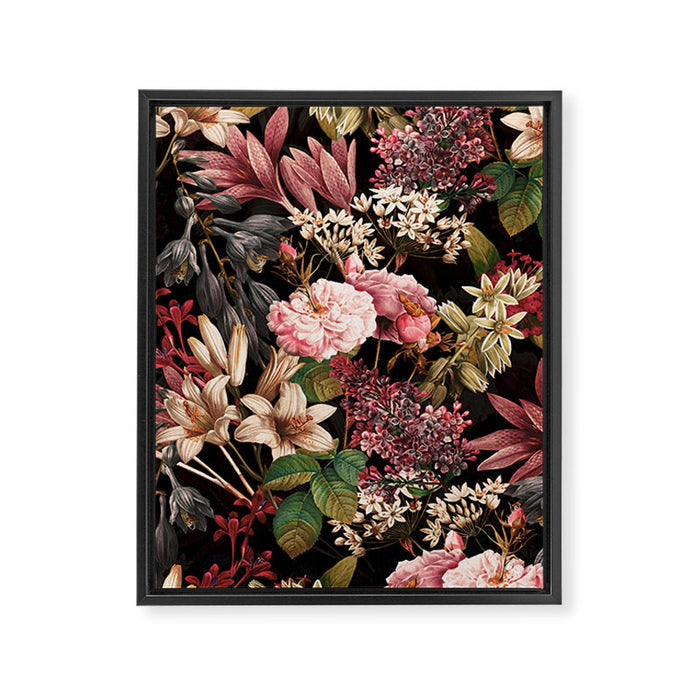 Garden of Eden- Night Framed Canvas Print Gallery Image 1