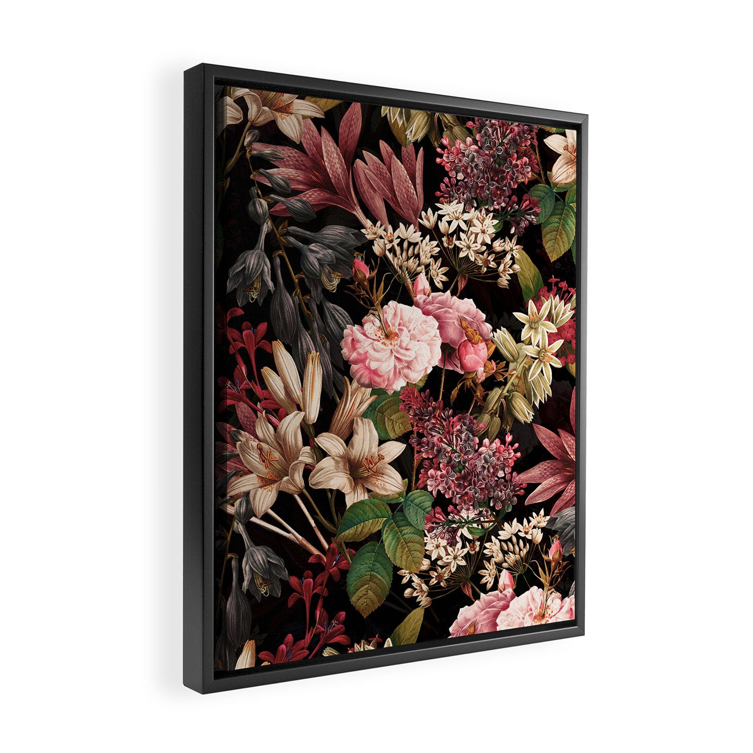 Garden of Eden- Night Framed Canvas Print Gallery Image 2