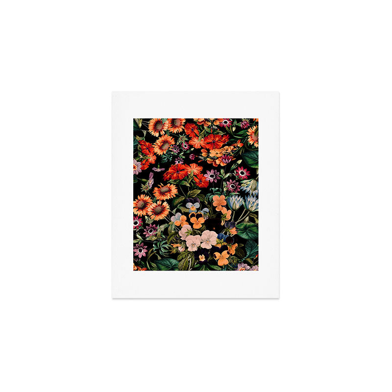 Glow in the Dark Botanicals II Art Print Gallery Image 1