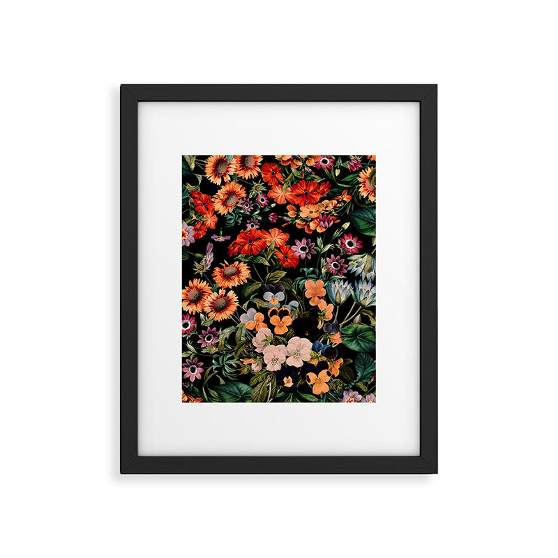 Glow in the Dark Botanicals II Framed Art Print Gallery Image 6