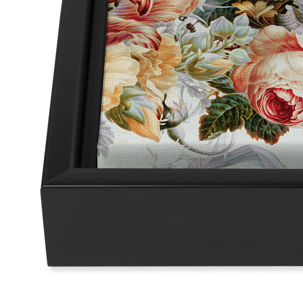 Glowing Florals-Summer Framed Canvas Print Gallery Image 3