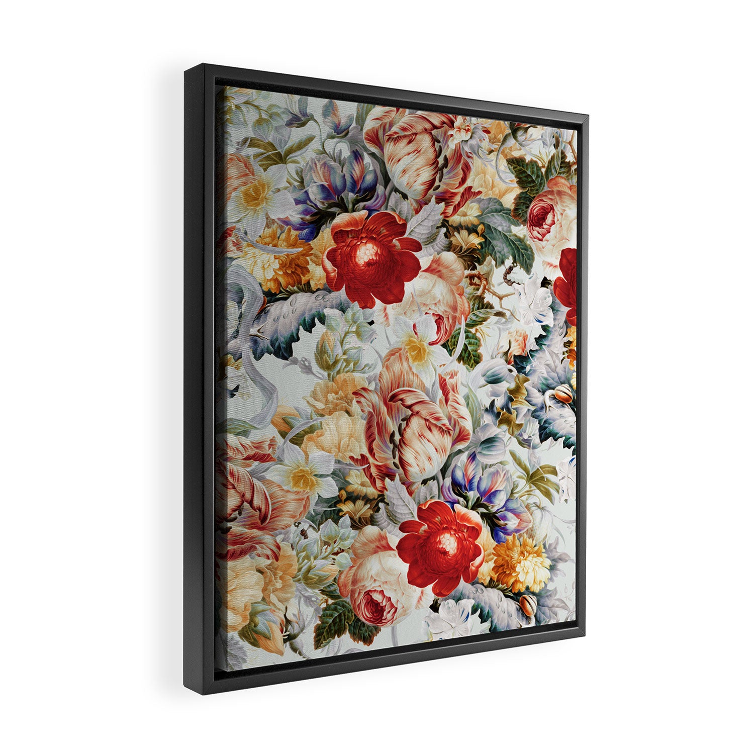 Glowing Florals-Summer Framed Canvas Print Gallery Image 2
