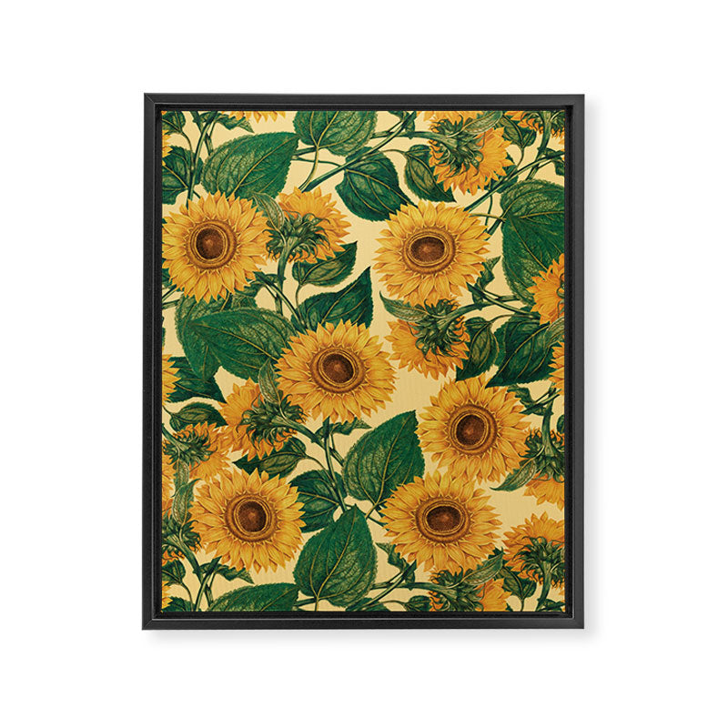 Helianthus Annuus Framed Canvas Print Gallery Image 6