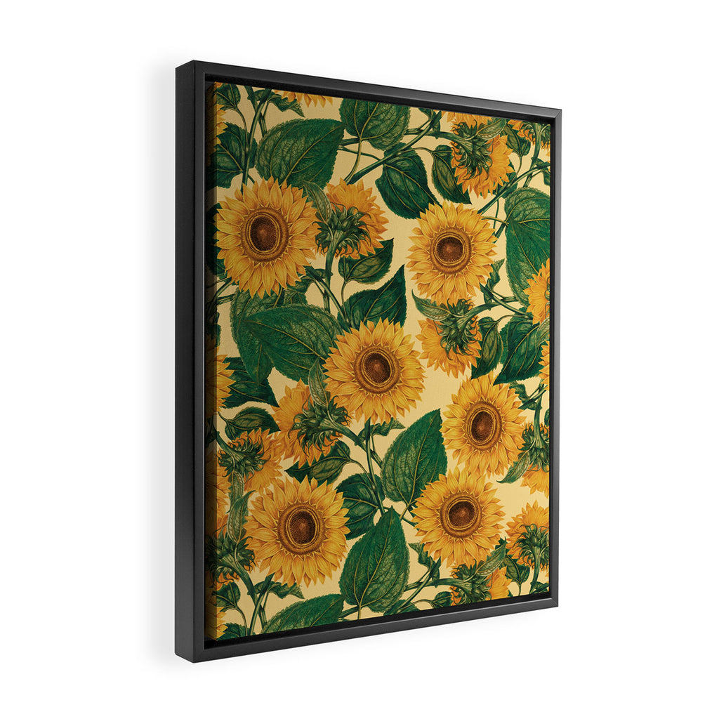 Helianthus Annuus Framed Canvas Print Gallery Image 2