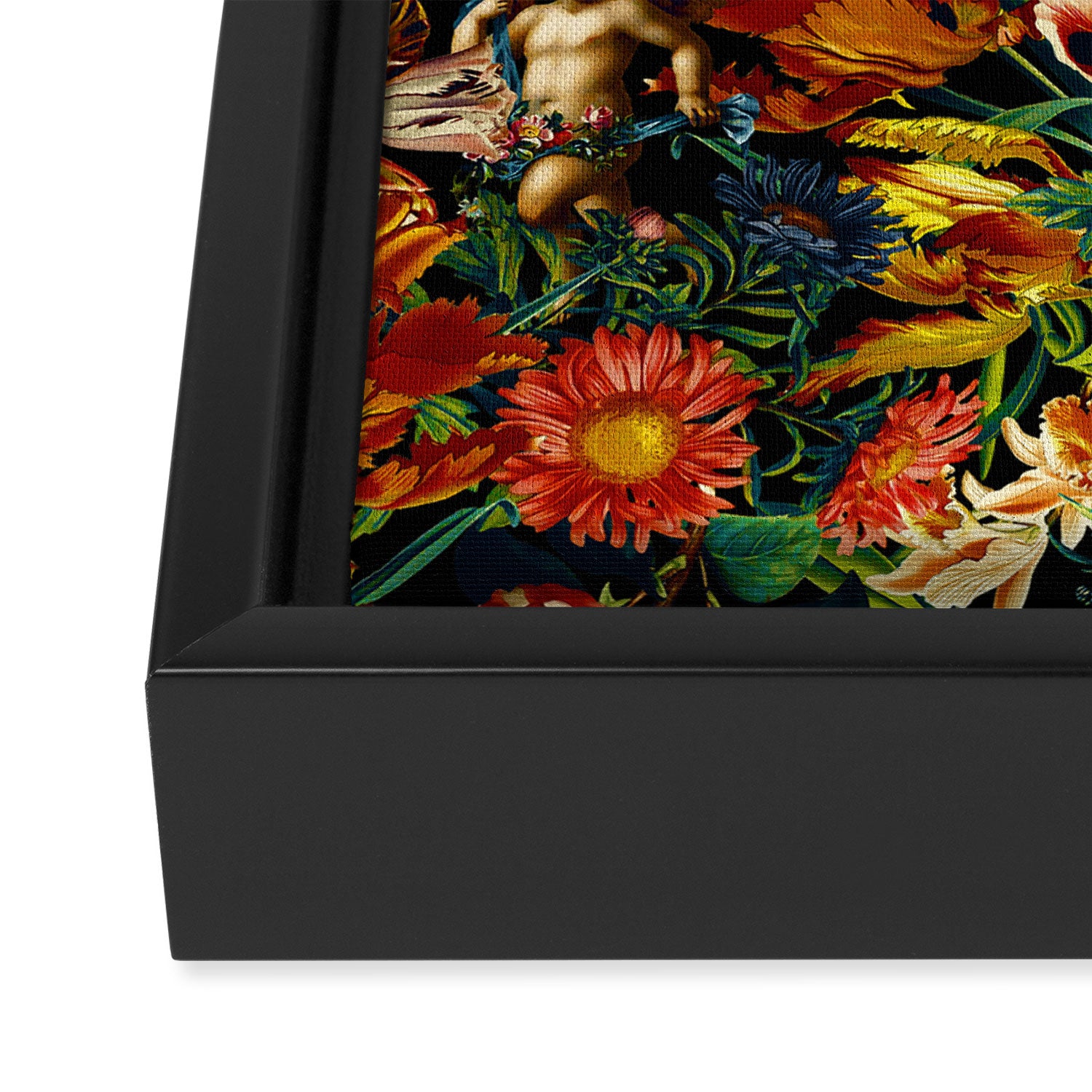 HERA and ZEUS Garden Framed Canvas Print Gallery Image 3