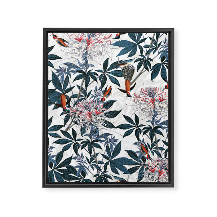 Hummingbirds - I Framed Canvas Print Gallery Image 1