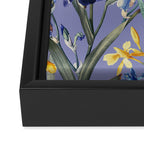 Iris Garden Framed Canvas Print Gallery Image 3