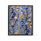 Iris Garden Framed Canvas Print Gallery Image 6