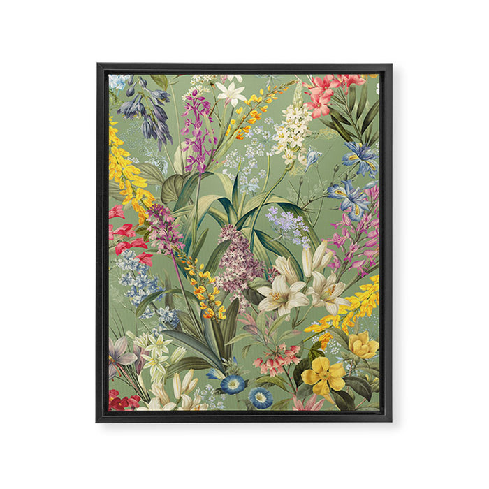 Isolated Blooms II Framed Canvas Print Gallery Image 1