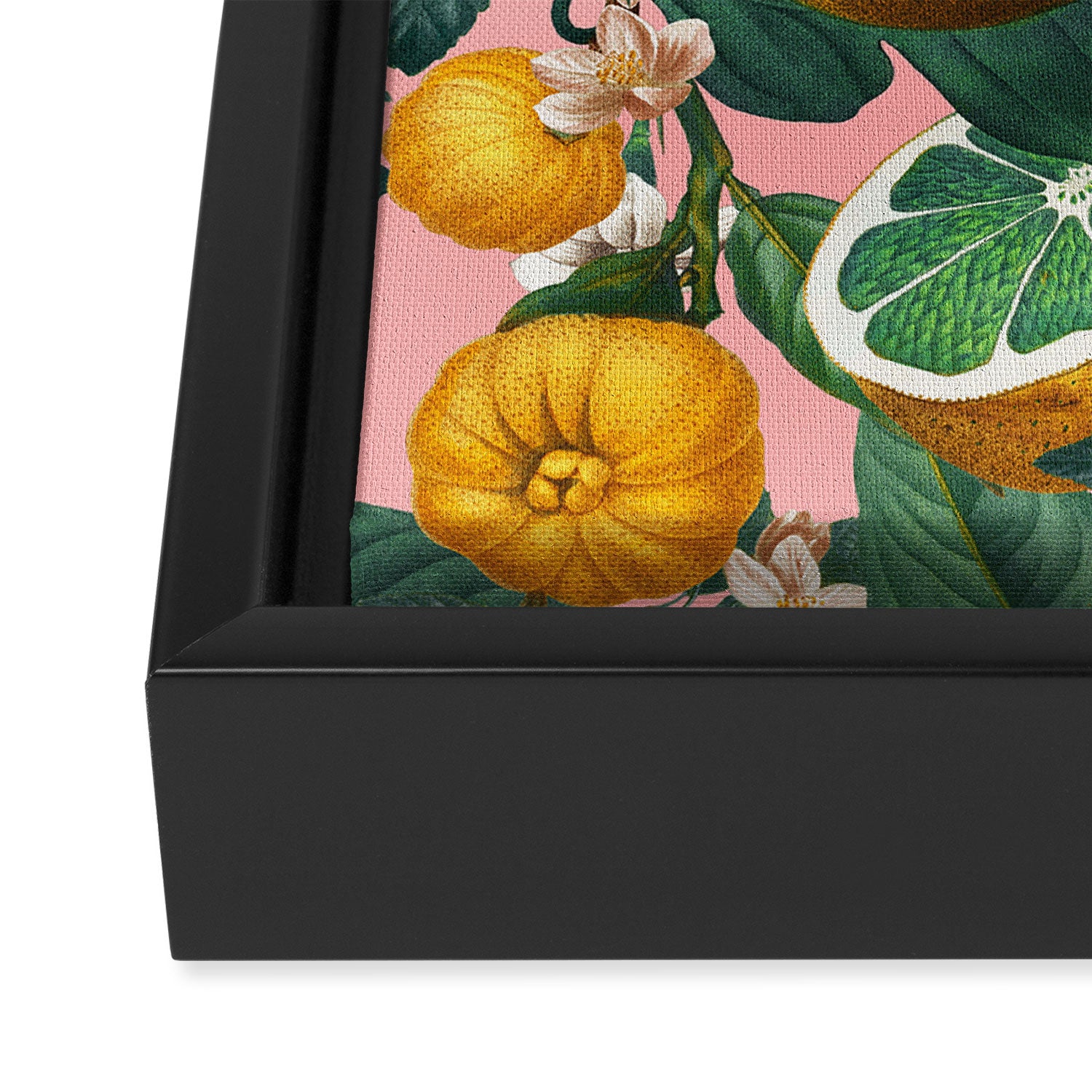 Juicy Lemons II Framed Canvas Print Gallery Image 3