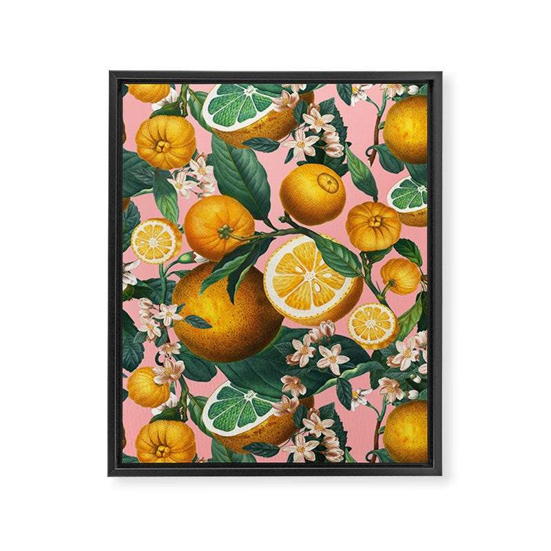 Juicy Lemons II Framed Canvas Print Gallery Image 6