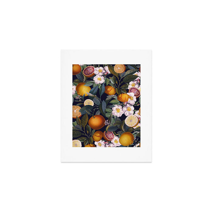 Juicy Lemons - Night Art Print Gallery Image 1