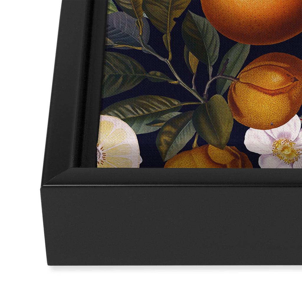 Juicy Lemons - Night Framed Canvas Print Gallery Image 3