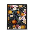 Juicy Lemons - Night Framed Canvas Print Gallery Image 6
