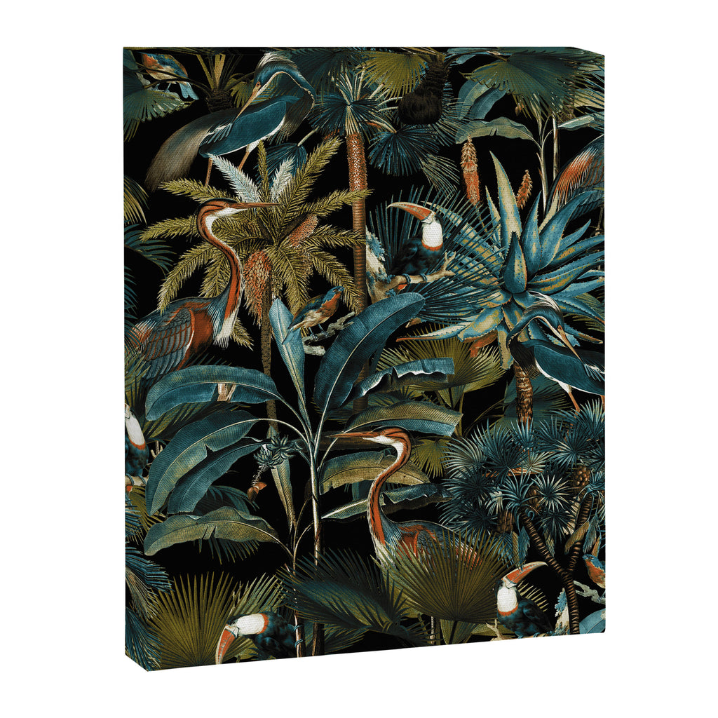 Jungle and Birds Canvas Print Gallery Image 8