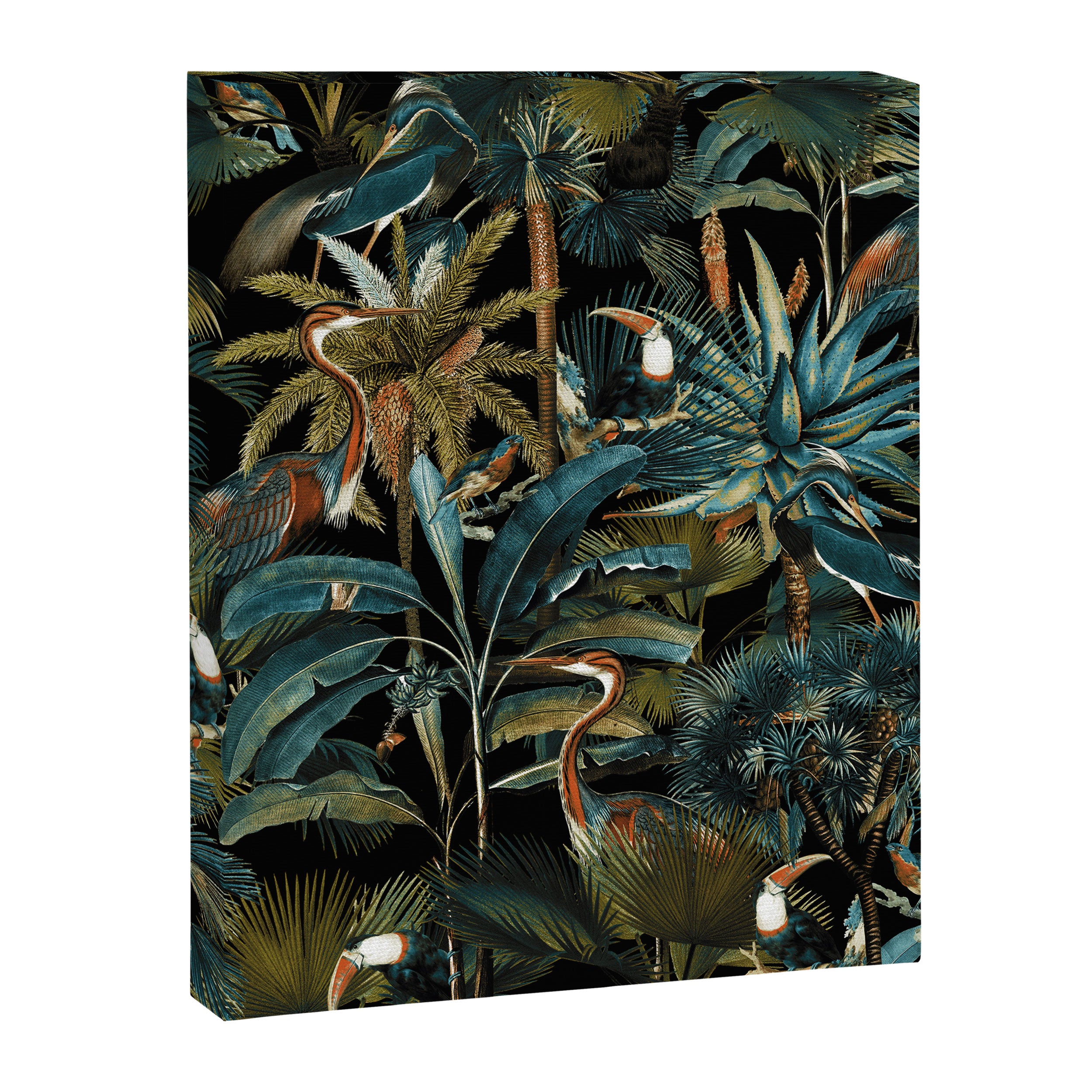 Jungle and Birds Canvas Print Gallery Image 8