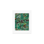 Leaf and Snake pattern Art Print Gallery Image 1