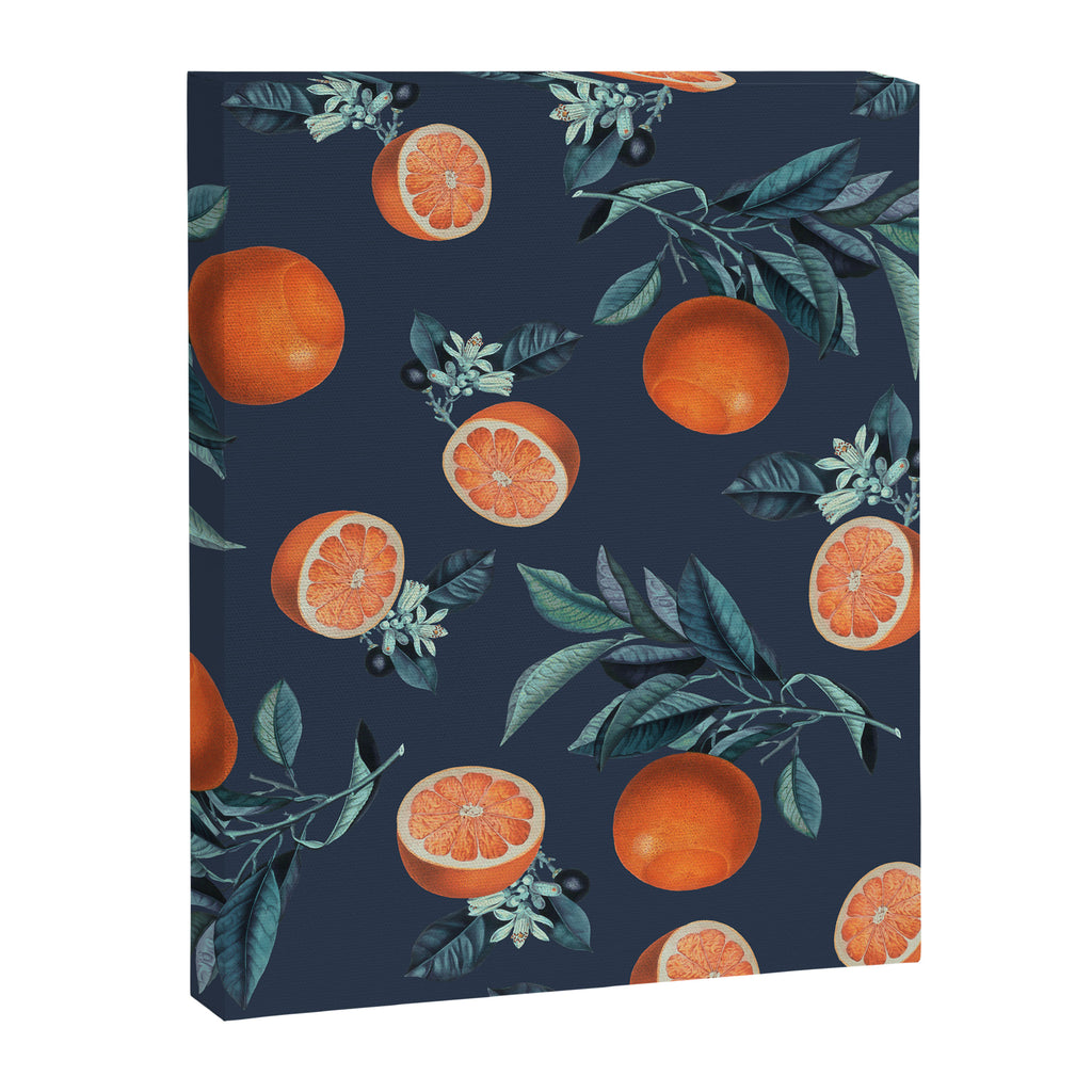 Lemon and Leaf Pattern VI Canvas Print Gallery Image 6