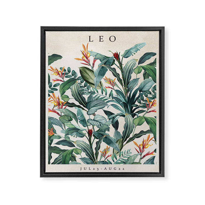 LEO Framed Canvas Print Gallery Image 1
