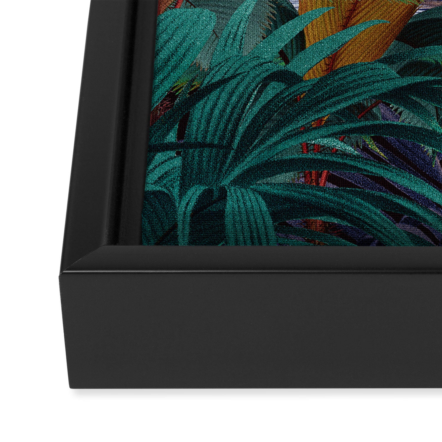 Leopard Jungle Framed Canvas Print Gallery Image 3