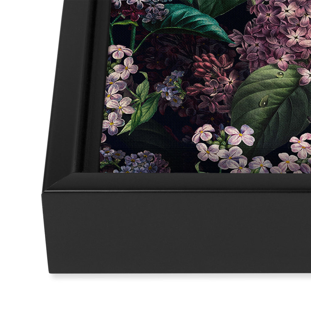 Lilac Garden Framed Canvas Print Gallery Image 3