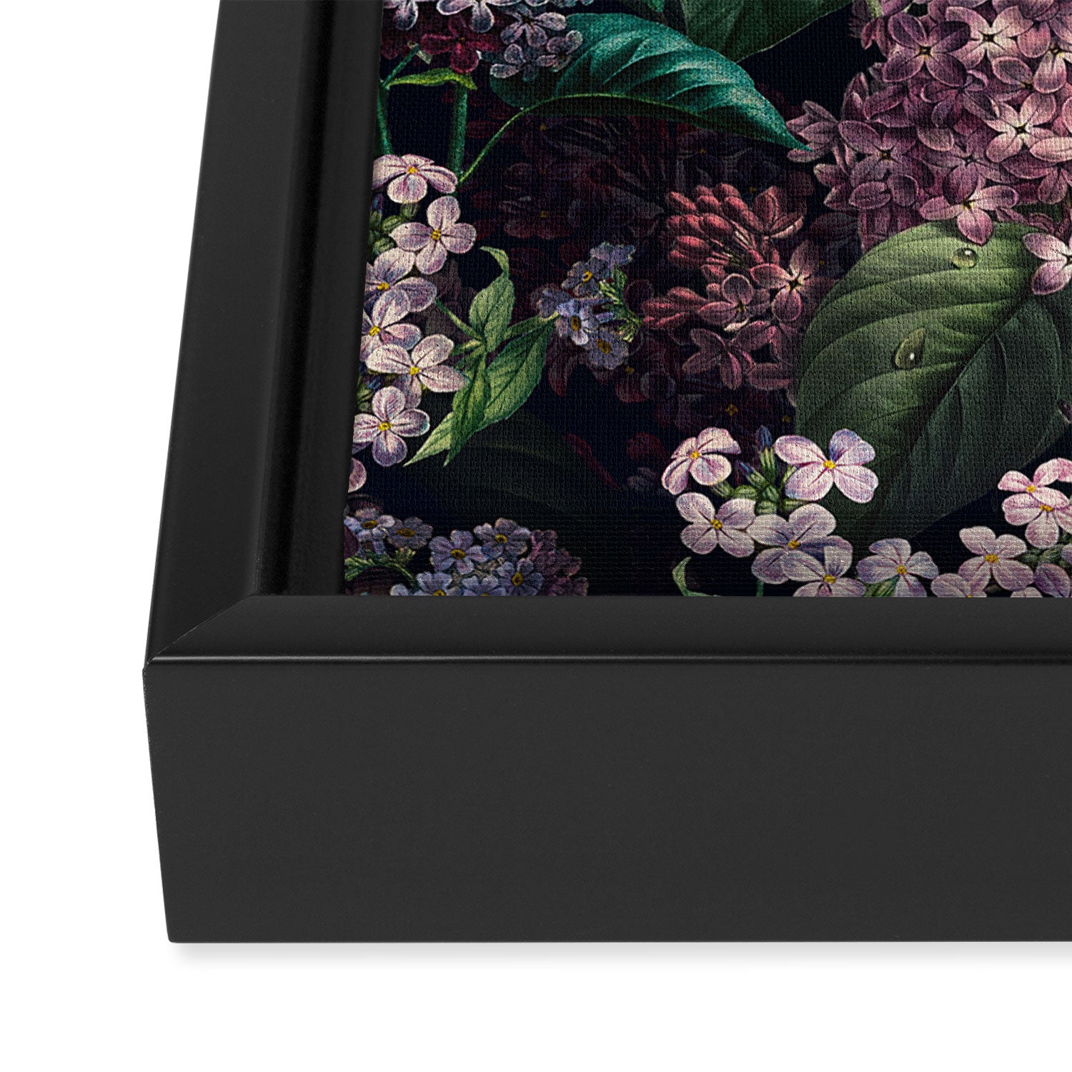 Lilac Garden Framed Canvas Print Gallery Image 3