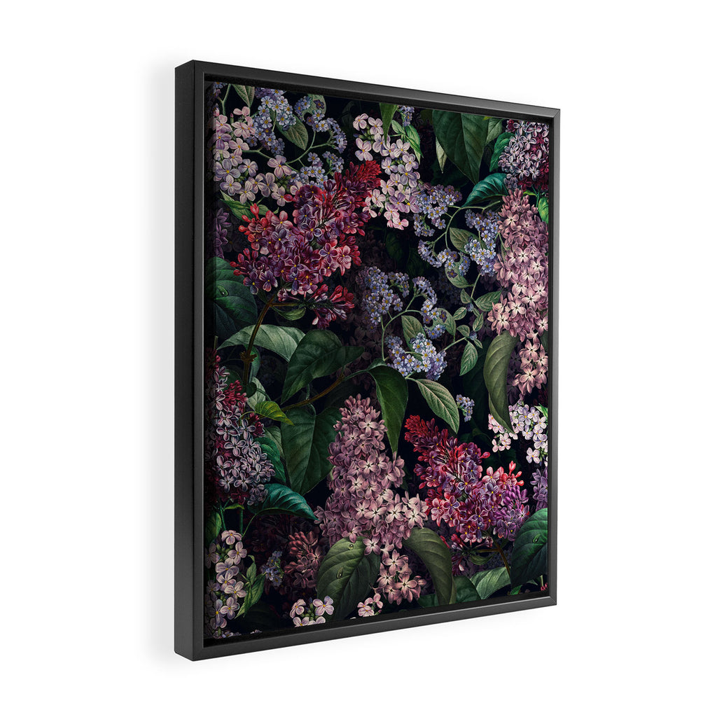 Lilac Garden Framed Canvas Print Gallery Image 2
