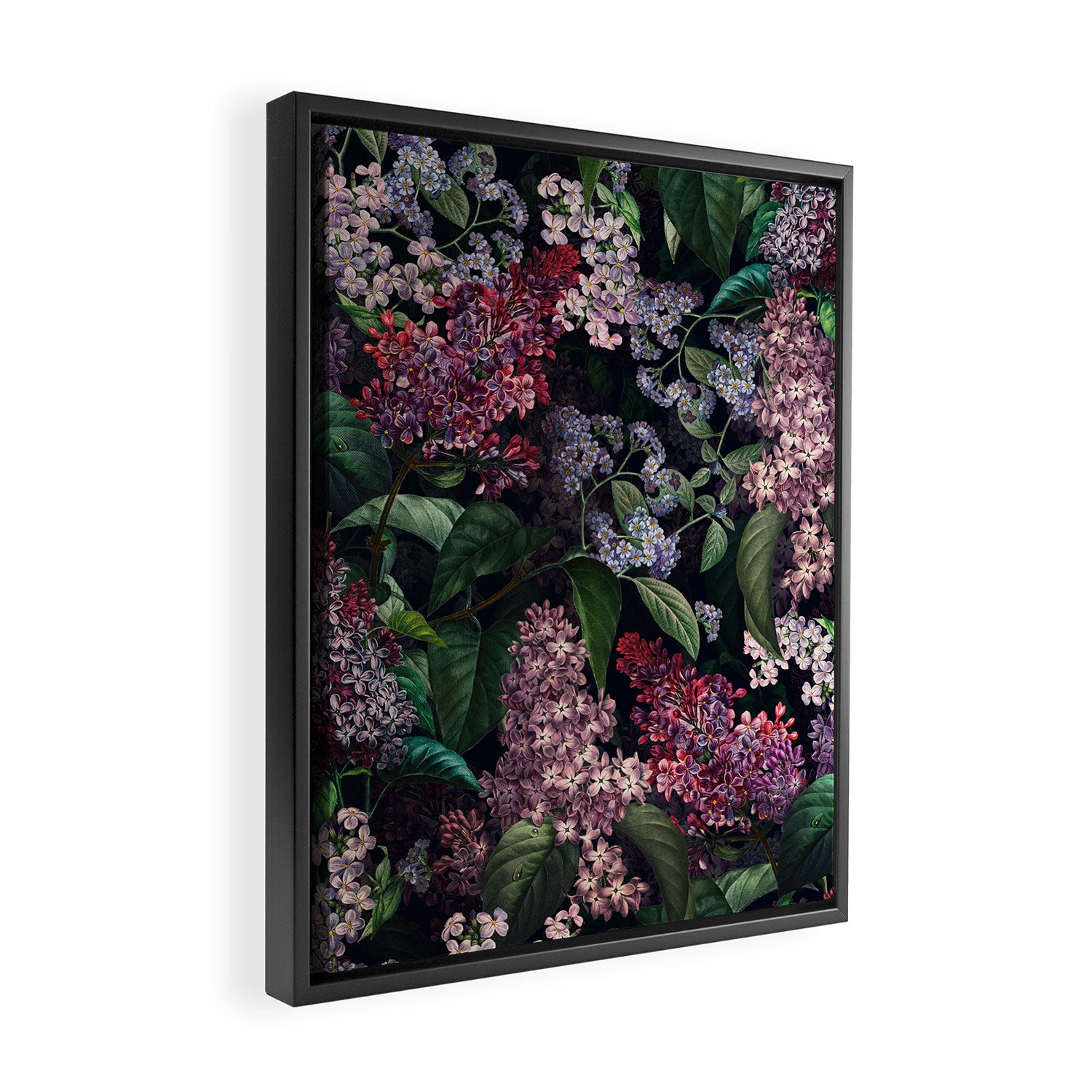 Lilac Garden Framed Canvas Print Gallery Image 2