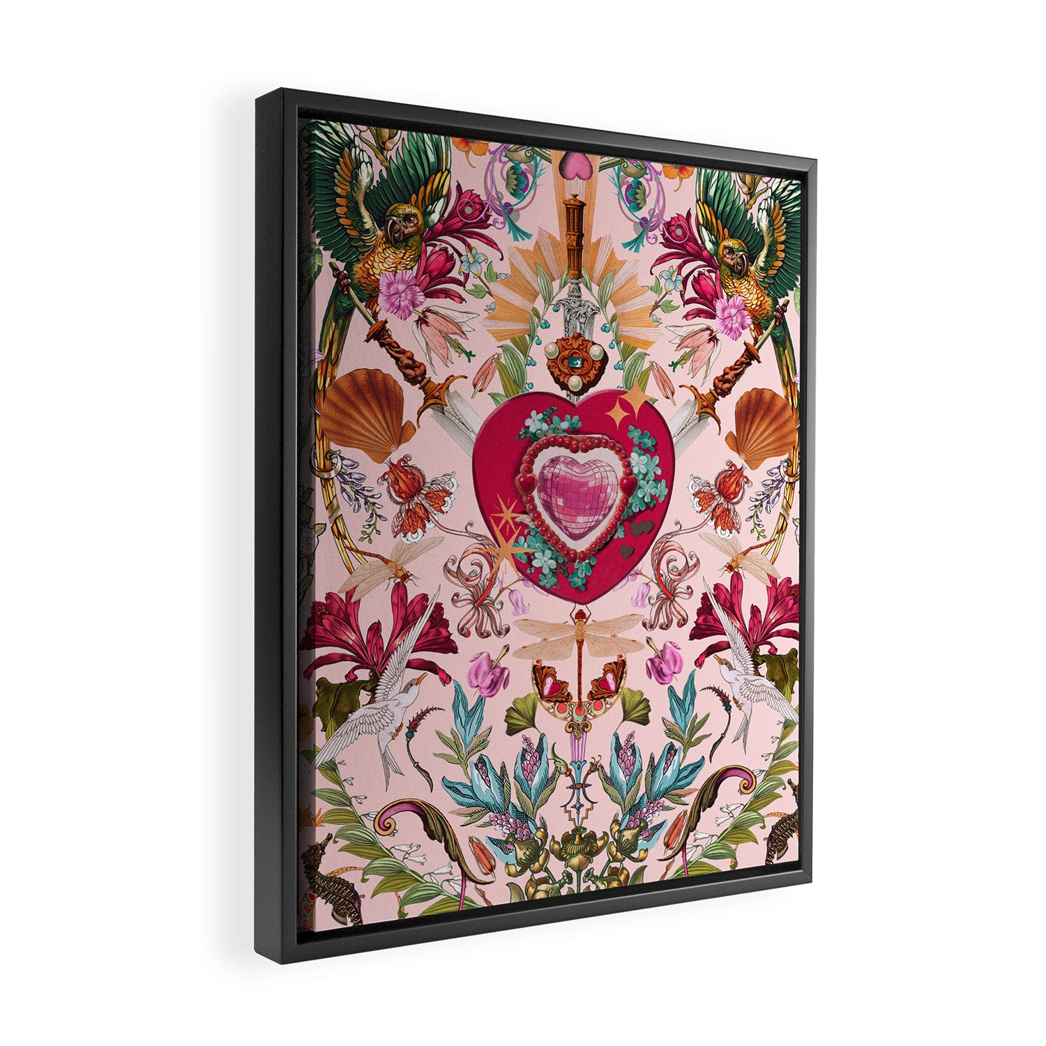 LOVE Framed Canvas Print Gallery Image 2